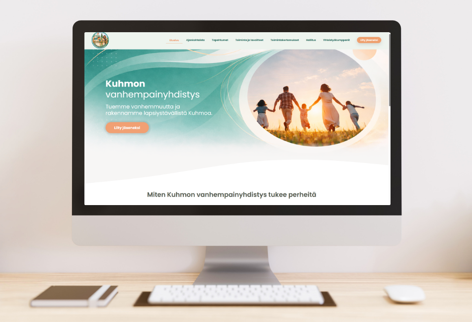Kuhmon vanhempainyhdistys verkkosivut