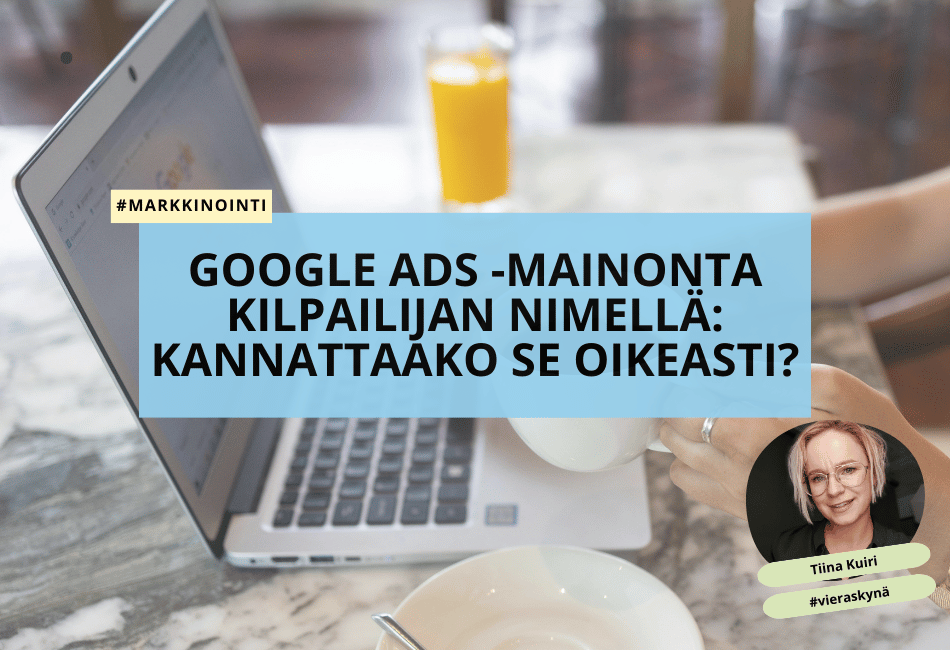 Google Ads mainonta kilpailijan nimellä