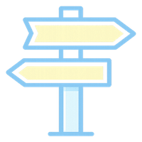 Tienviittoja, chatbot ohjaa oikeaan paikkaan